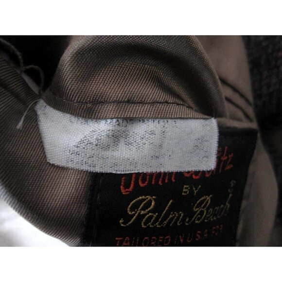VTG John Weitz Harris Tweed 100% Pure Scottish Wool 2 Button Jacket Sz See Pic - Picture 9 of 9